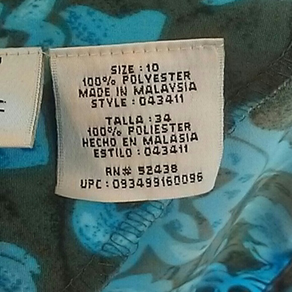 Kathy Lee Collection Turquoise Dress - Picture 4 of 8